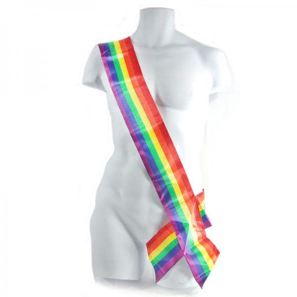 Gaysentials Rainbow Sash O/S