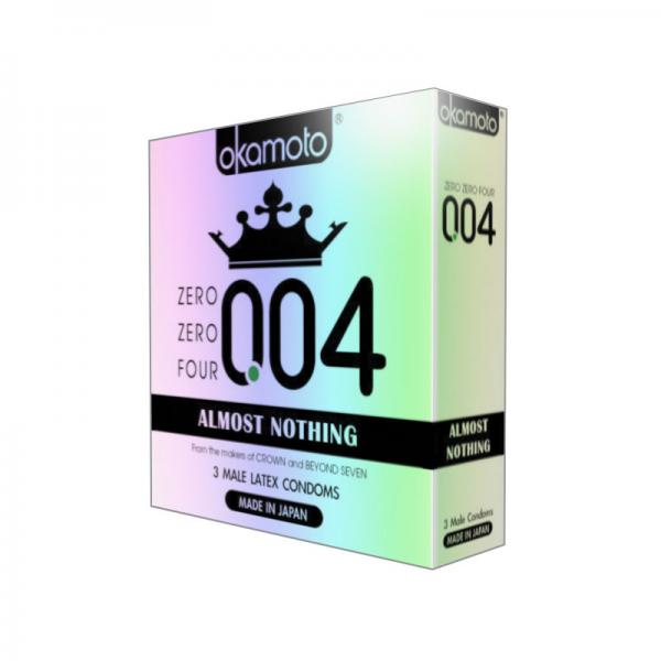 004 Almost Nothing Latex Condoms (3 Pack)