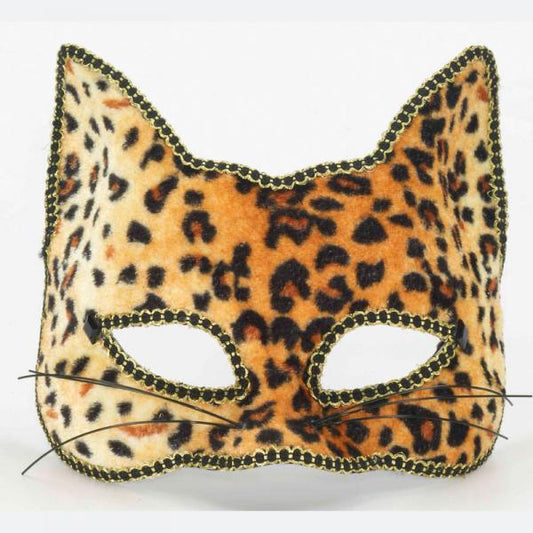 Venetian Half Mask Cat O/S