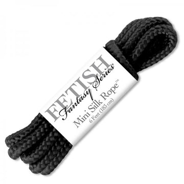 Fetish Fantasy Mini Silk Rope Black