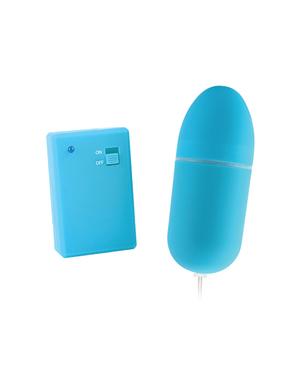 Neon Luv Touch Remote Control Bullet Vibrator Blue