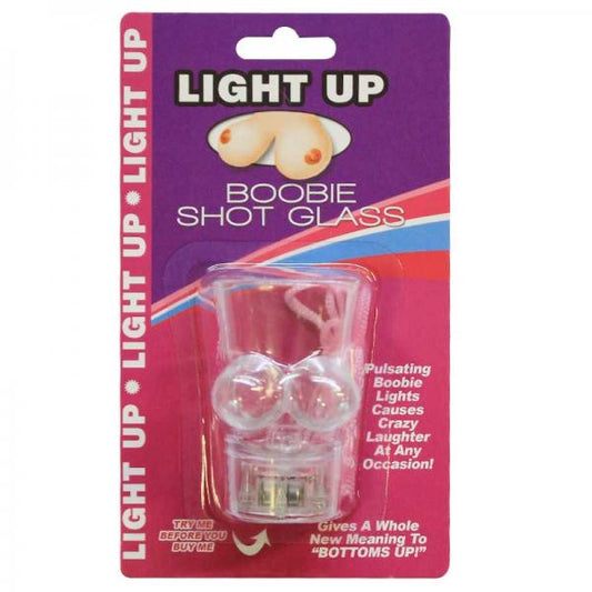 Light Up Boobie Shot Glass With String