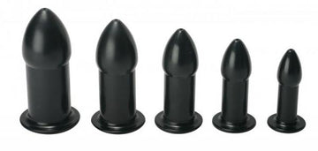 Ease In Anal Dilator 5 Piece Set Black