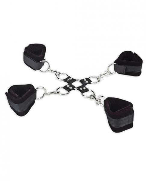 Lux Fetish 5 Piece Hogtie Set Black