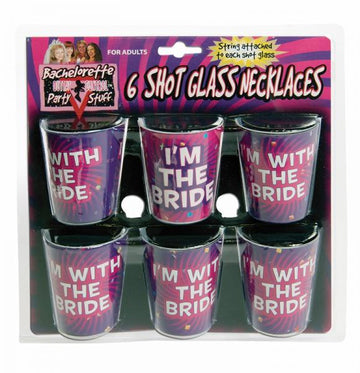 Bachelorette Shot Glass Necklace (set Of 6)