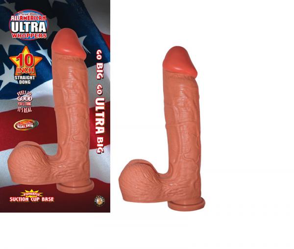 Ultra Whopper 10 Inches Straight Dong Beige