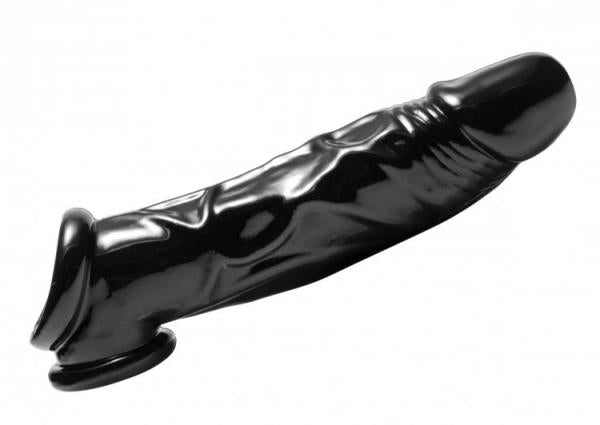 Fuk Tool Penis Sheath And Ball Stretcher Black