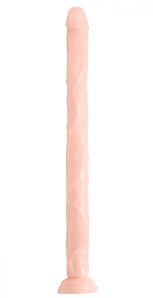 Raging Cockstars Long Dong Leo 18 Inch Dildo Beige