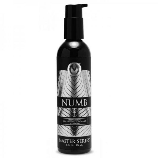 Numb Desensitizing Water Based Lubricant 3.5% Lidocaine 8oz