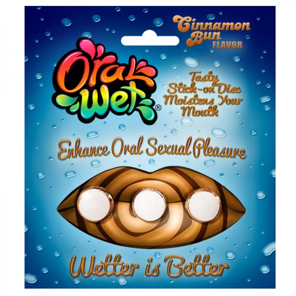 Oral Wet Cinnamon Bun 3ct