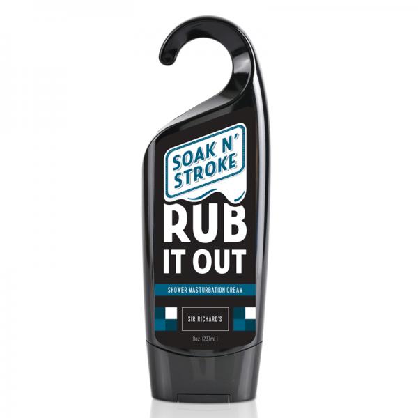 Soak N Stroke Rub It Out Masturbation Cream 8 Fl. Oz.