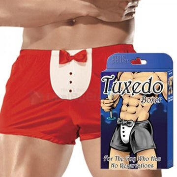 Tuxedo Boxer Red