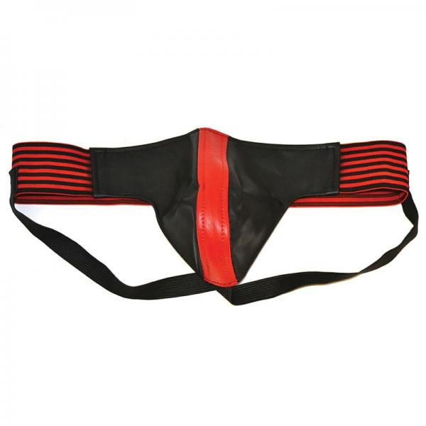 Rouge Jocks With Stripes Black/red Small