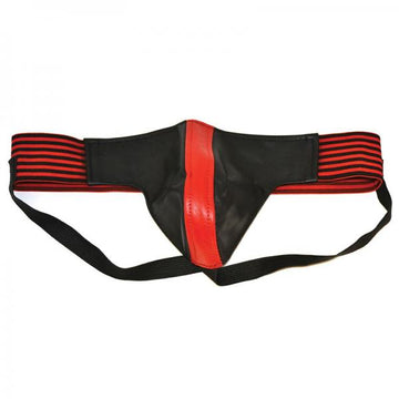 Rouge Jocks With Stripes Black/red Large