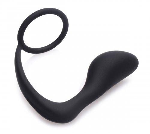 Explorer II Prostate Stimulator & Cock Ring Black