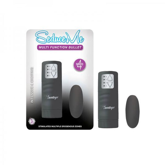 Seduce Me Multi Function Bullet 4 Speeds Black