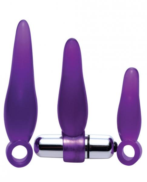 Frisky Fanny Fiddlers 3 Piece Finger Rimmer Set + Vibrating Bullet