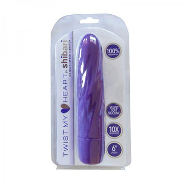 Shibari Twist My Heart 10x Multi-pulsations Vibrator 6in Purple