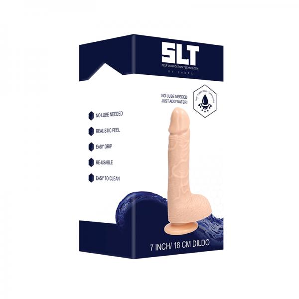 Slt Self Lubrication 7 Inch Dong - Flesh