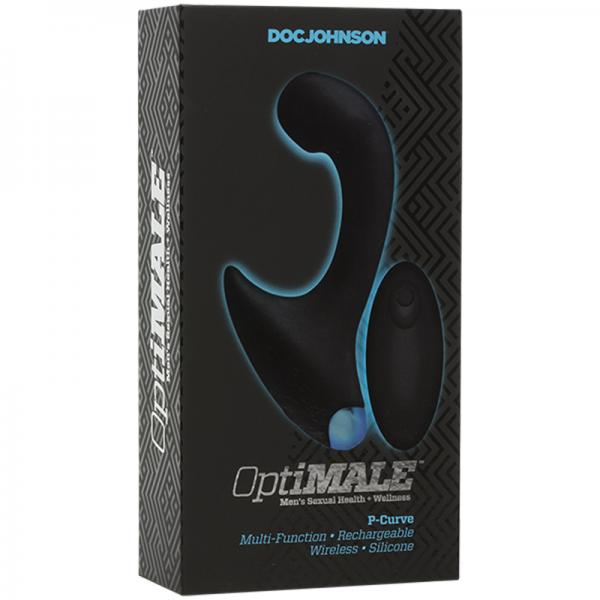 Optimale Vibrating P-massager With Wireless Remote Black