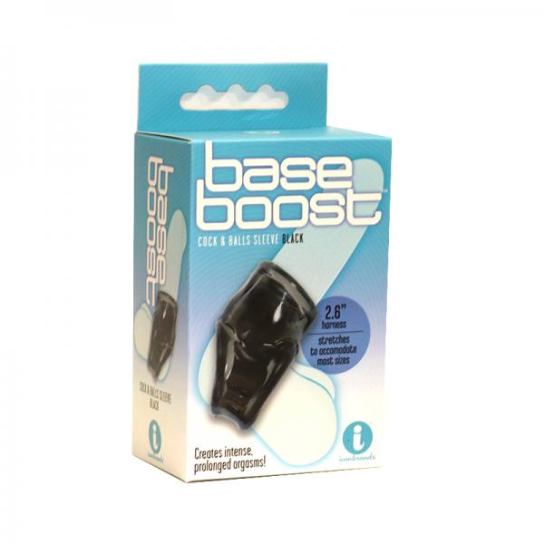 The 9&#039;s, Base Boost - Black, Cock &amp; Balls Sleeve