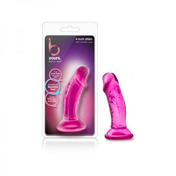 B Yours - Sweet N&#039; Small 4in Dildo w/ Suction Cup - Pink