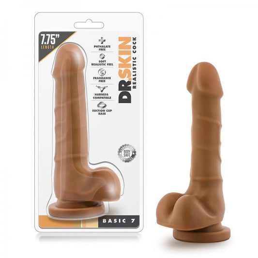 Dr. Skin - Realistic Cock - Basic 7 - Mocha