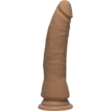 The D Slim Thin D 7 inches Ultraskyn Brown Dildo