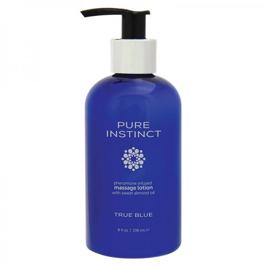 Pure Instinct Pheromone Massage Lotion True Blue 8oz