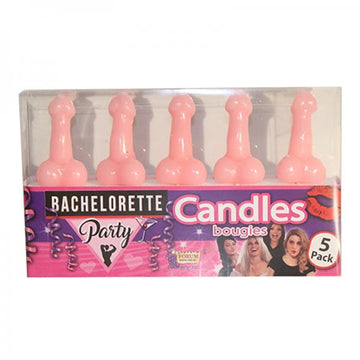 Bachelorette Party Penis Candles 5 Pack