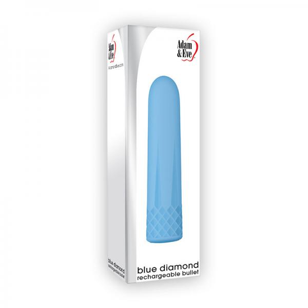 A&amp;e Blue Diamond Bullet 10 Function And Functions Rechargeable Usb Cord Included Waterproof