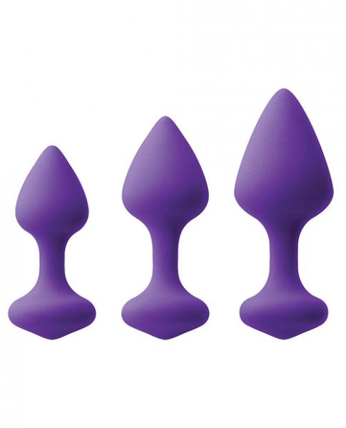 Inya Triple Kiss Trainer Kit Purple Butt Plugs