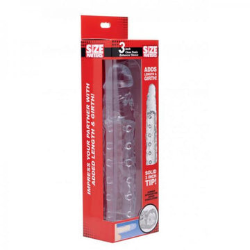 Size Matters 3in Clear Penis Sleeve Enhancer