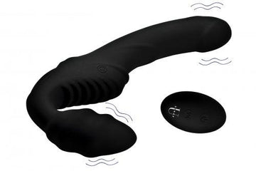 Pro Rider 9X Vibrating Strapless Strap On With Remote Control