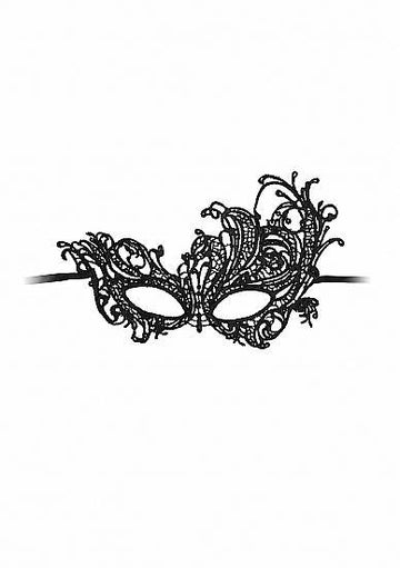 Ouch Royal Lace Mask Black O/S