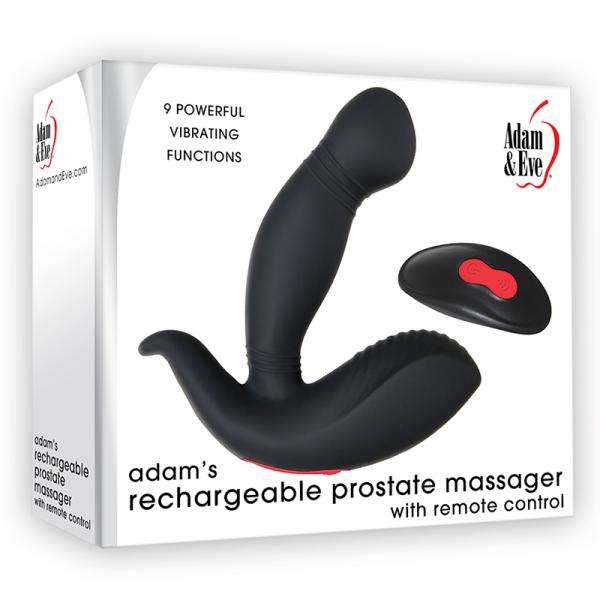 A&amp;e Adam&#039;s Remote Control Prostate Massager 9 Functions Usb Rechargeable Silicone Waterproof