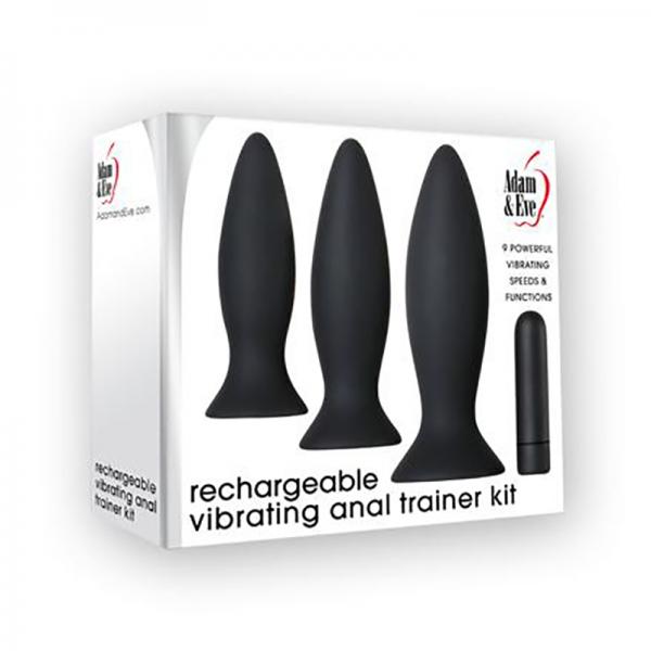 A&amp;e Rechargeable Vibrating Anal Training Kit