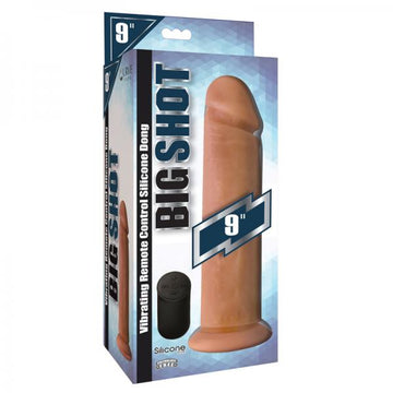 Big Shot Silicone Vibrating Dong Light 9in