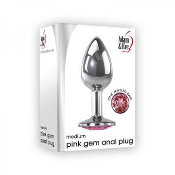 A&amp;e Medium Pink Gem Anal Plug