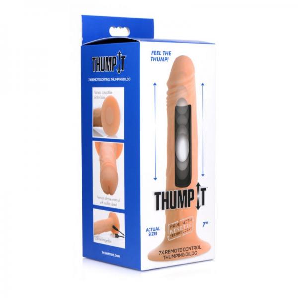 7x Thumping 7 Inch Dildo