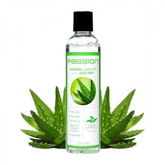 Natural Lubricant With Aloe Vera - 8oz.