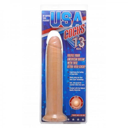 13" Dildo Without Balls - Light