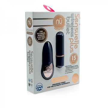 Sensuelle Remote Control Wireless Bullet Plus - Navy Blue