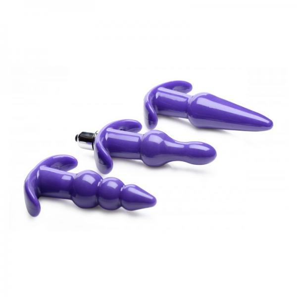 Thrill Trio Purple Anal Plug Set