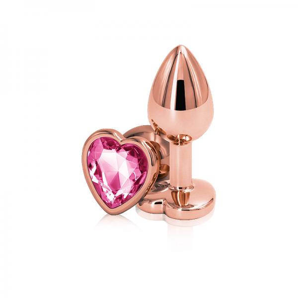 Rear Assets Rose Gold Heart Small Pink