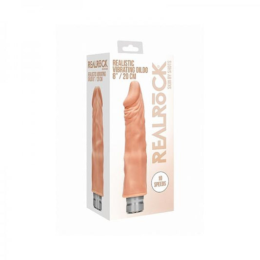 Realistic Vibrating Dildo - 8 / 20 Cm - Flesh