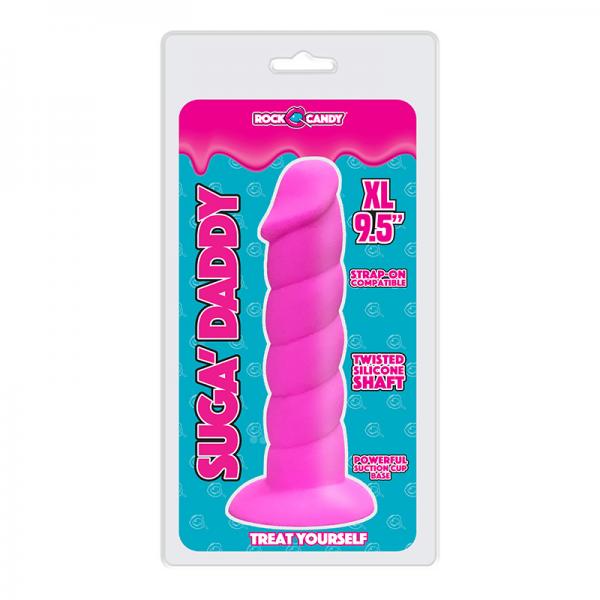 Suga-daddy 9.5&quot;  Pink