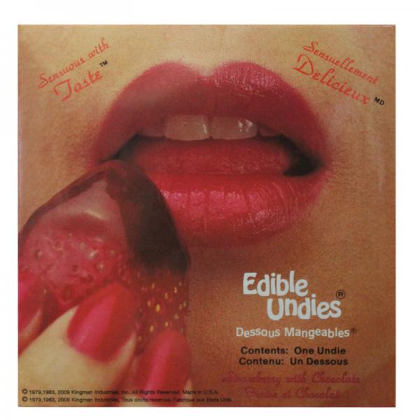 Edible Undies For Women - Strawberry Chocolate