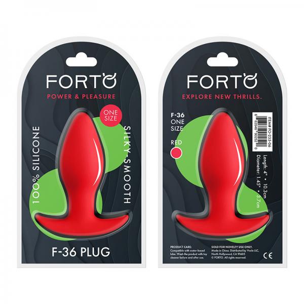 Forto F-36: Silicone T Plug Red