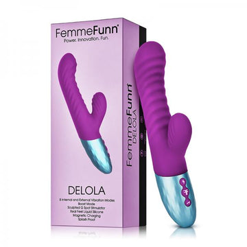 Femmefunn Delola Rabbit Vibrator Purple